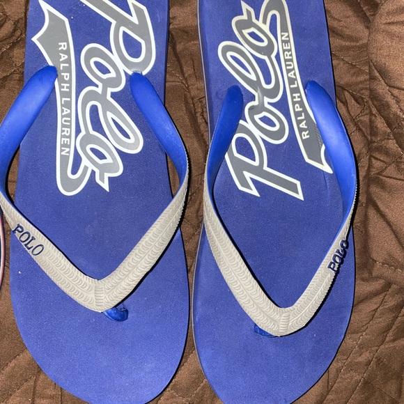 Mens polo flip flops size 11/12 $20 both - Picture 3 of 7